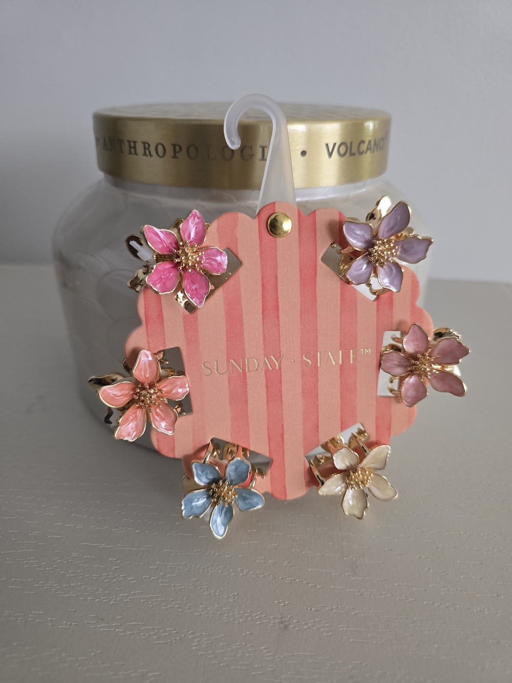 Sunday State Flower Hair Claw Clips